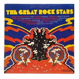 Columbia Records The Great Rock Stars Vinyl Record Album Vintage 70s Music